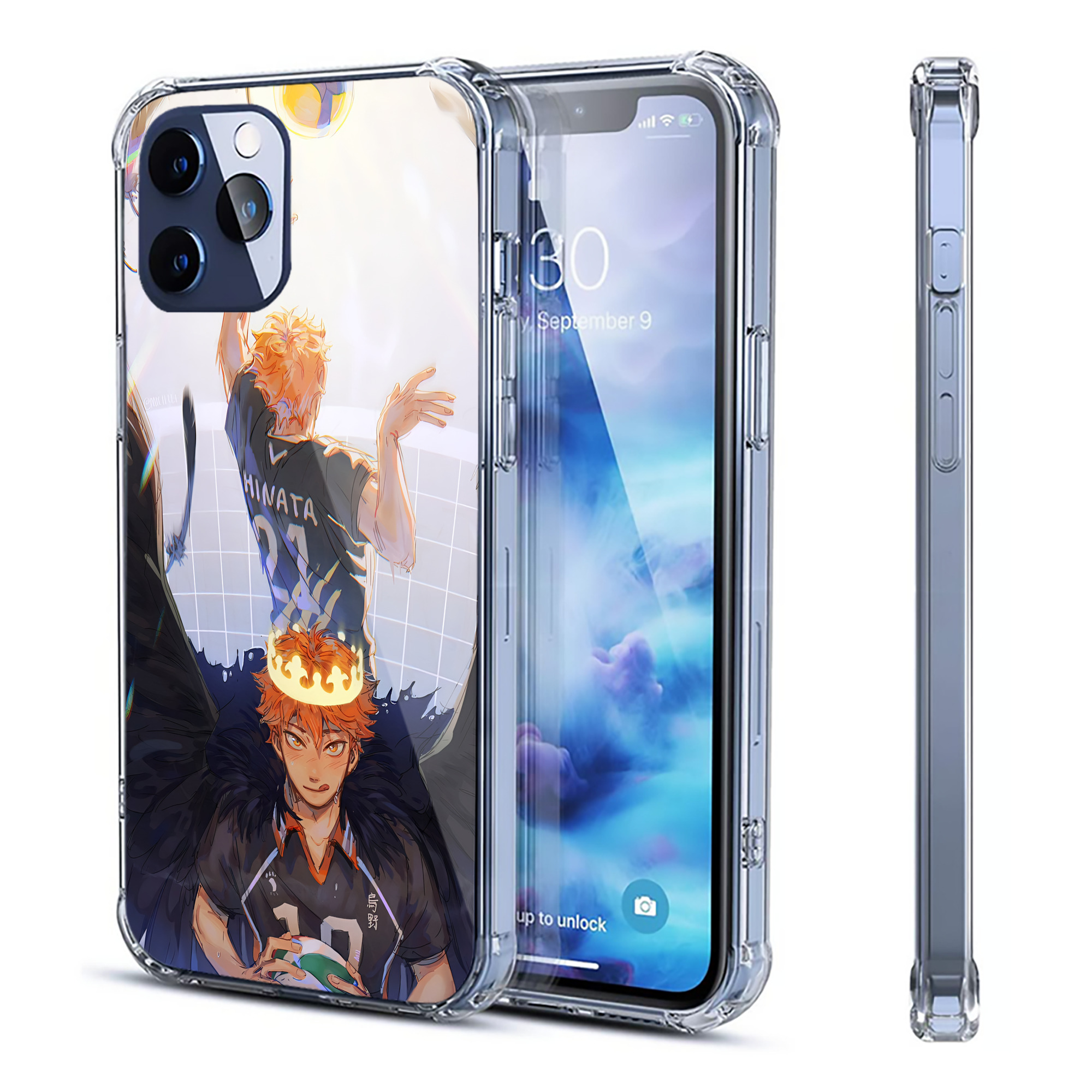 （画像用） ハイキュー!! Haikyu!! 【iPhone 12シリーズ対応】透明スマホケース（クリアソフトケース）